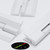 White Acrylic Piano Hinges 300mm, Continuous Plastic Hinges