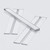 3x Clear Flexible Living Hinges 200mm, Low Profile