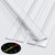 3x Clear 200mm Acrylic Low Profile Flexible Living Hinges, Continuous