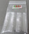 Pack of 3 Transparent Clear Plastic Acrylic 64mm Continuous Piano Hinge Hinges