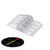 2x Clear Acrylic Monster Piano Hinges 50mm x 33mm