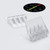 2x Clear Acrylic Monster Piano Hinges 50mm x 33mm, Continuous Hinges