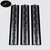 Black Acrylic Piano Hinges 300mm, Continuous Plastic Hinges