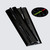 3x Black Acrylic Piano Hinges 200mm, Continuous Plastic Hinges