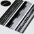 3x Black Acrylic Piano Hinges 200mm, Continuous Plastic Hinges