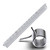 Clear Acrylic Spring Piano Hinge 300mm x 45mm, Continuous, with 2 Springs