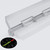 10x Clear Acrylic Piano Hinges 300mm, Continuous Plastic Hinges