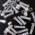 2 x Angled Brackets, 2.5mm Polished Clear  Acrylic + 8x M5 Bolts