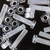 2 x Angled Brackets, 2.5mm Polished Clear  Acrylic + 8x M5 Bolts