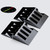 2x Black Acrylic Monster Piano Hinges 33mm x 50mm