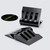2x Black Acrylic Monster Piano Hinges 33mm x 50mm, Continuous Hinges