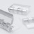 10x Clear Acrylic Piano Hinges 25mm x 32mm, Continuous Plastic Hinges