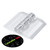 10x Clear Acrylic Piano Hinges 25mm x 32mm, Continuous Plastic Hinges