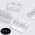 10x Clear Acrylic Piano Hinges 25mm x 32mm, Continuous Plastic Hinges