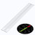 3x Clear 300mm Acrylic Low Profile Flexible Living Hinges, Continuous