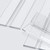3x Clear 300mm Acrylic Low Profile Flexible Living Hinges, Continuous