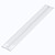 3x Clear 300mm Acrylic Low Profile Flexible Living Hinges, Continuous