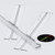 3x Clear 300mm Acrylic Low Profile Flexible Living Hinges, Continuous