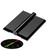 5x Black Acrylic Piano Hinges 32mm x 38mm, Continuous Plastic Hinges
