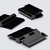 5x Black Acrylic Piano Hinges 32mm x 38mm, Continuous Plastic Hinges