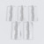 5x Clear Acrylic Piano Hinges 100mm x 45mm, Continuous Plastic Hinges