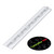 5x Clear Acrylic Piano Hinges 300mm x 45mm, Continuous Plastic Hinges