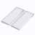 5x Clear 50mm Acrylic Low Profile Flexible Living Hinges, Continuous
