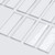 5x Clear 50mm Acrylic Low Profile Flexible Living Hinges, Continuous