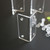 4 x Angled L Brackets, Polished Clear Acrylic + 20x M5 Bolts - (Right Angle Bracket)