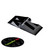 4x Black Acrylic Micro Piano Hinges 39mm x 16mm, Continuous Plastic Hinges