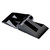 4x Black Acrylic Micro Piano Hinges 39mm x 16mm, Continuous Plastic Hinges