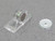 Small Magnetic Catch Latch 2 Pieces Clear Acrylic Plastic Perspex Transparent