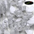 50x Clear, Plastic, Acrylic M6 Butterfly, Wing Nuts