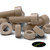5x Natural PEEK Socket Head Screws & Bolts M6 x 20mm, Nuts & Washers