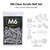 100x Clear Acrylic Pan Head Screws & Bolts M3-M8 x 20mm, Nuts & Washers