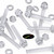 60x Clear Acrylic Slotted Knurled Thumbscrews M6 x 40 mm + Nuts & Washers