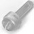 60x Clear Plastic Acrylic Thumbscrews, M5 x 16mm, slotted + knurled