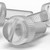 60x Clear Plastic Acrylic Thumbscrews, M5 x 16mm, slotted + knurled