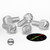 60x Clear Plastic Acrylic Thumbscrews, M5 x 16mm, slotted + knurled