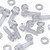 60x Clear Acrylic Slotted Knurled Thumbscrews M6x20mm