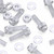 60x Clear Acrylic Slotted Knurled Thumbscrews M6 x 20mm, Nuts & Washers