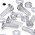 50x Clear Acrylic, Countersunk Cross Head, M6 x 20mm, Plastic, Bolts, Nuts & Washers - Screws
