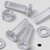 50x Clear Acrylic, Countersunk Cross Head, M6 x 20 mm, Plastic, Bolts, Nuts & Washers - Screws