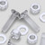 50x Clear Acrylic, Countersunk Cross Head, M6 x 20 mm, Plastic, Bolts, Nuts & Washers - Screws