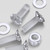 25x Clear Acrylic, Countersunk Cross Head, M8 x 20mm, Plastic, Bolts, Nuts & Washers - Screws