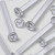 60x Clear Acrylic Pan Head Plastic Screws & Bolts M4 x 40mm, Nuts & Washers
