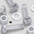 20x Clear Acrylic Pan Head Screws, Nuts & Washers M5x20mm