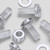 30x Clear Acrylic Pan Head Screws, Nuts & Washers M8x20mm