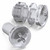 30x Clear Acrylic Pan Head Plastic Screws & Bolts M8 x 20mm, Nuts & Washers