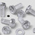 30x Clear Acrylic Pan Head Plastic Screws & Bolts M8 x 20mm, Nuts & Washers